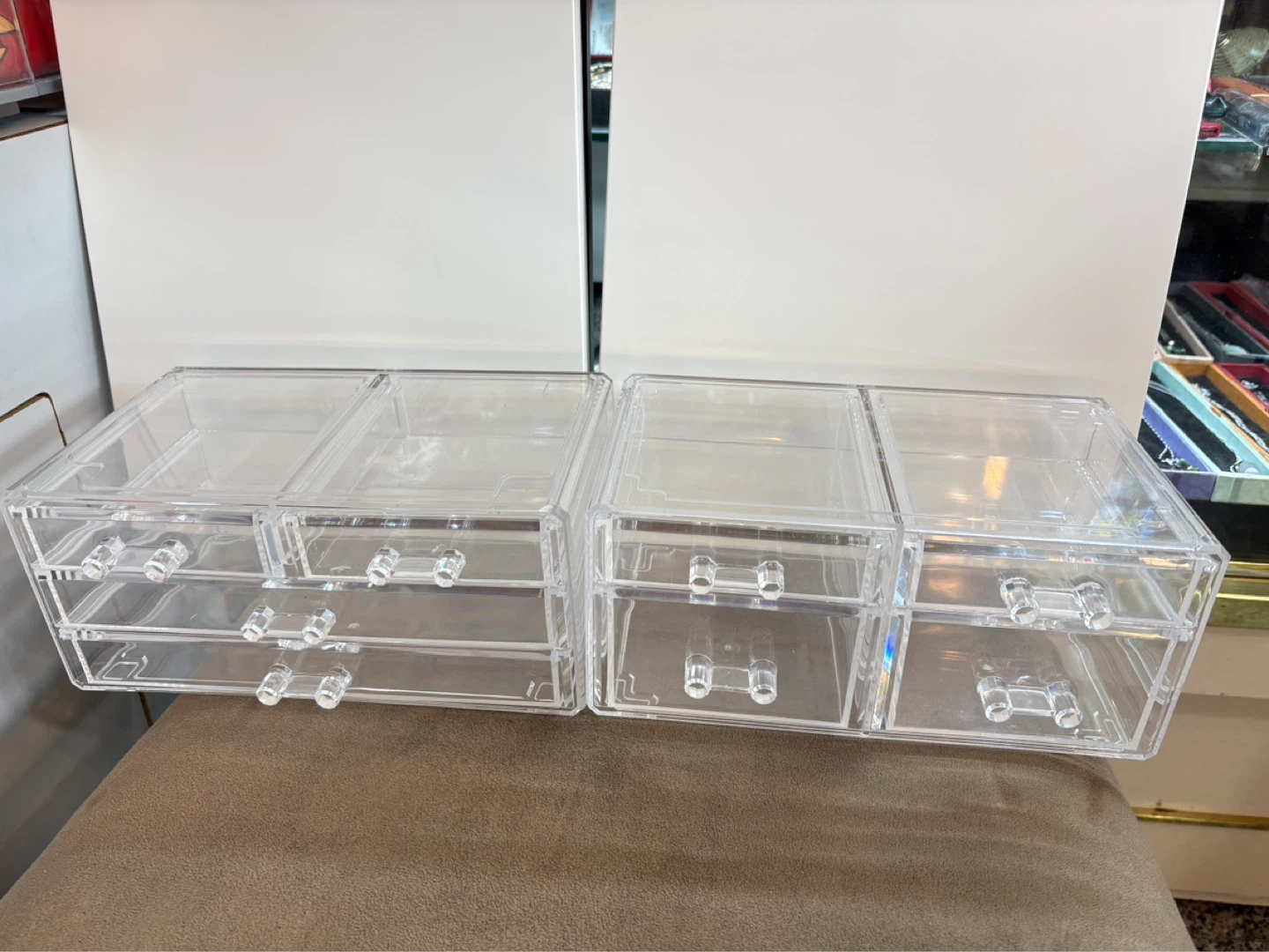 Clear Acrylic Makeup Organizer with Drawers - photo 4