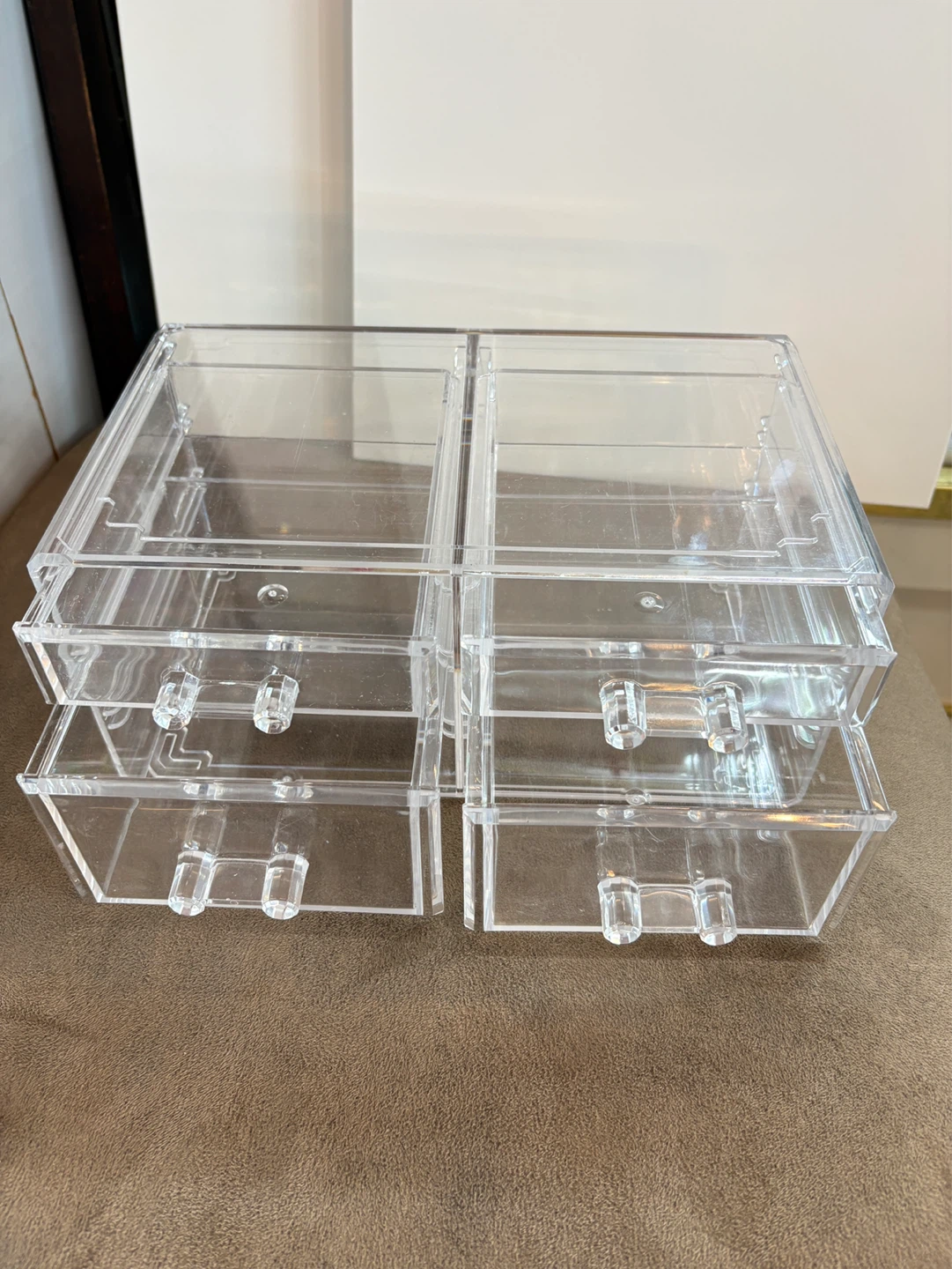 Clear Acrylic Makeup Organizer with Drawers - photo 2