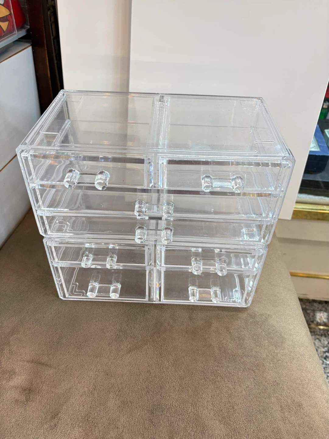Clear Acrylic Makeup Organizer with Drawers - photo 3