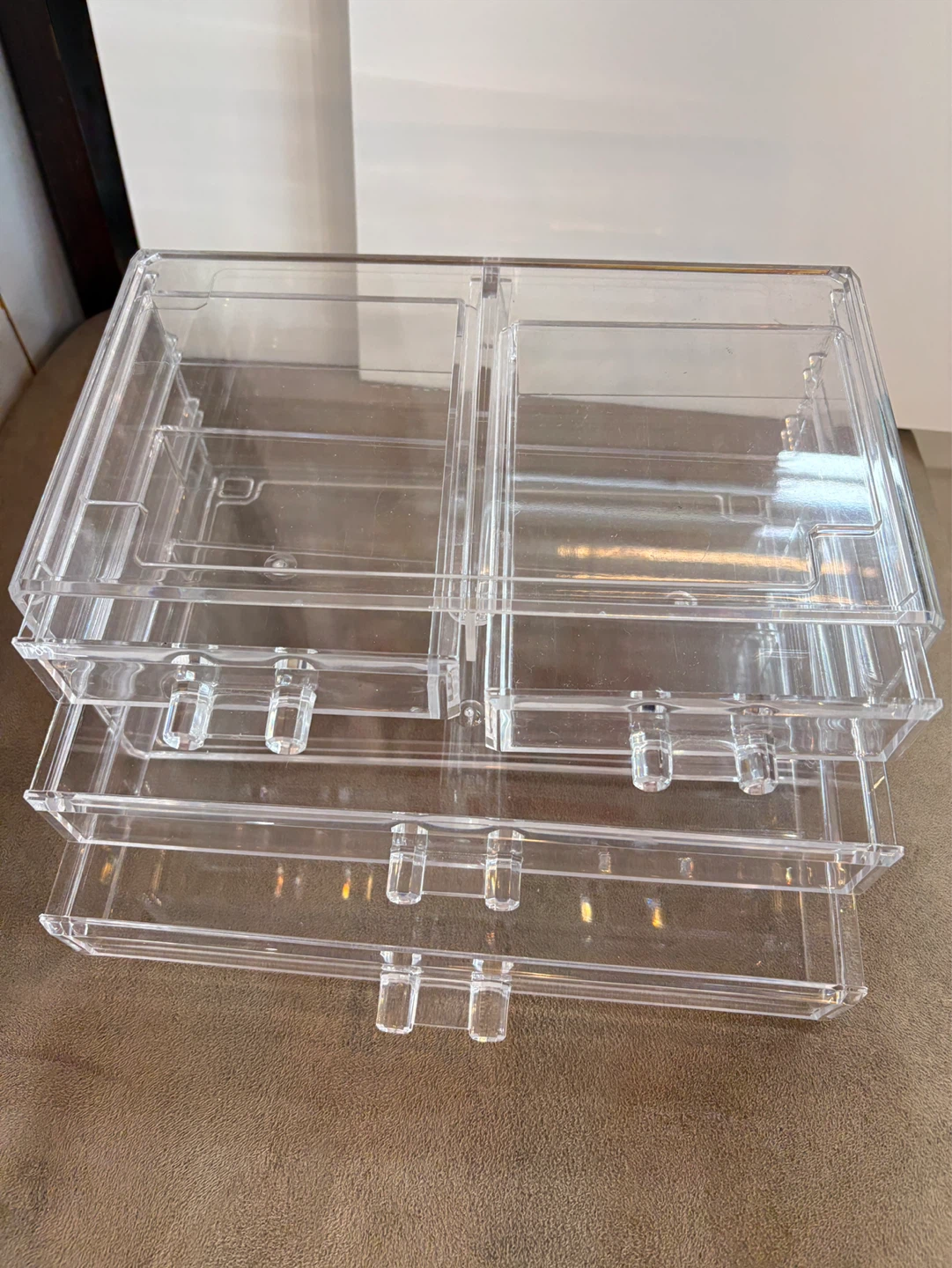 Clear Acrylic Makeup Organizer with Drawers