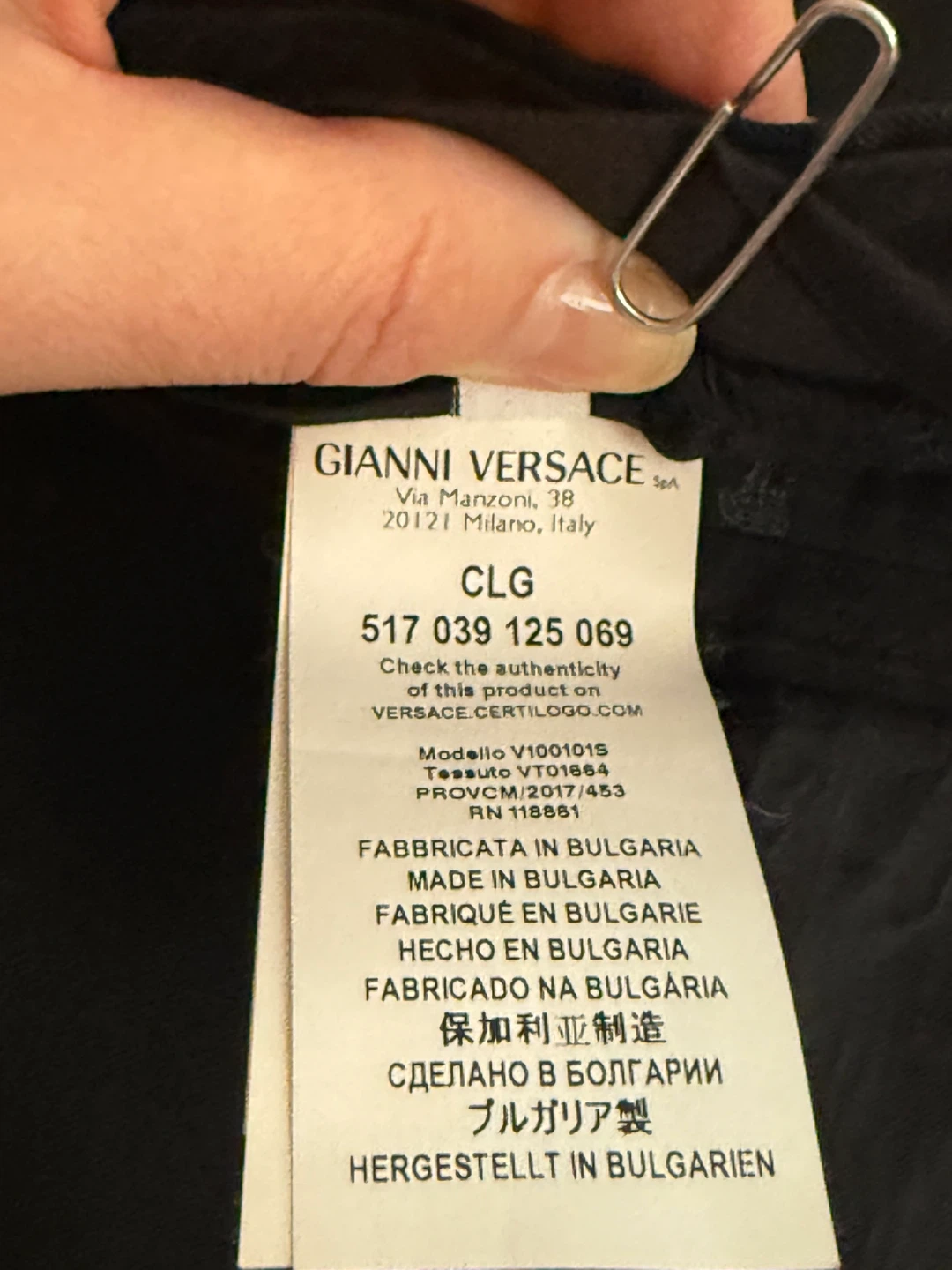 Gianni Versace Men's Suit Size 48 Black - photo 5