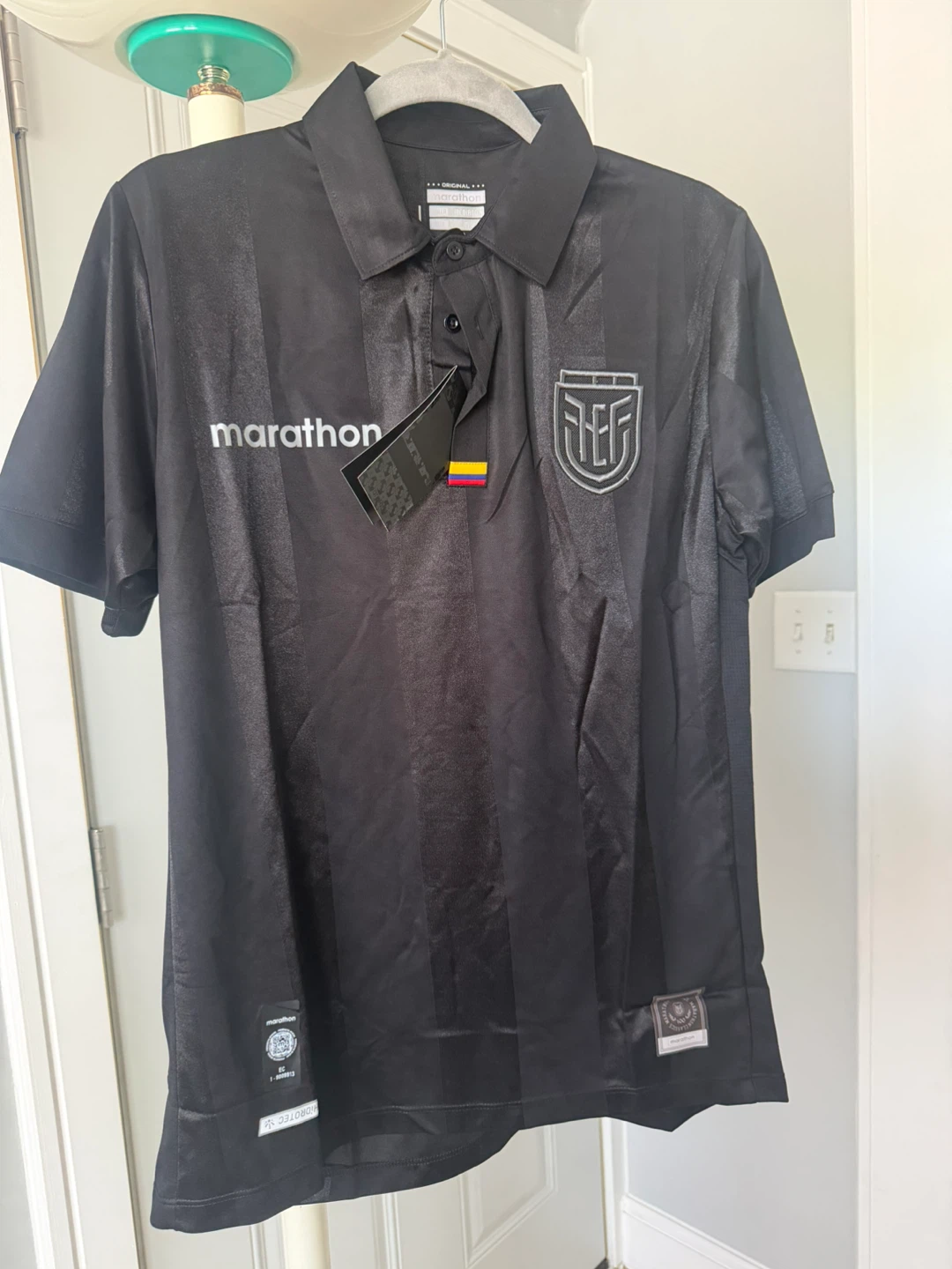 Marathon Black Soccer Jersey
