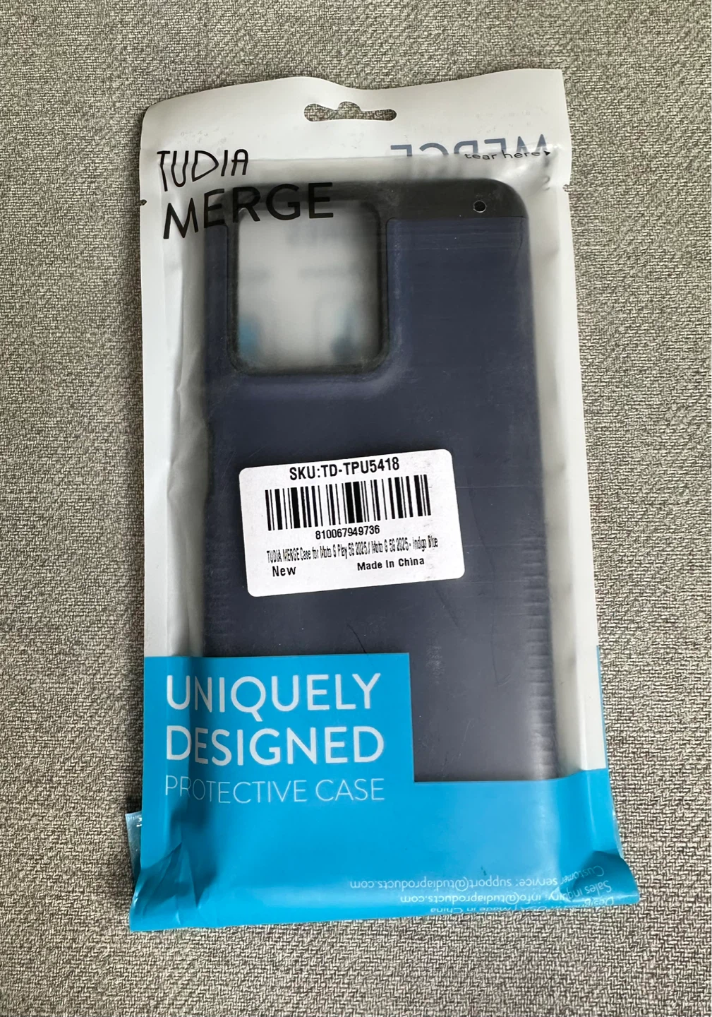 Protective Case for Moto G 5G Play 2025 - Indigo Blue - photo 2