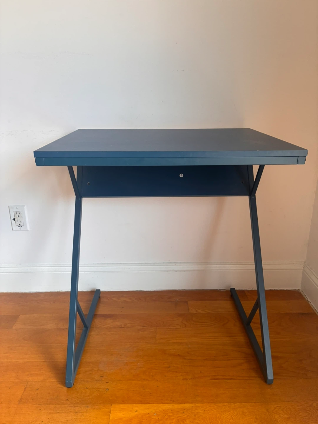 Modern Blue Metal Desk