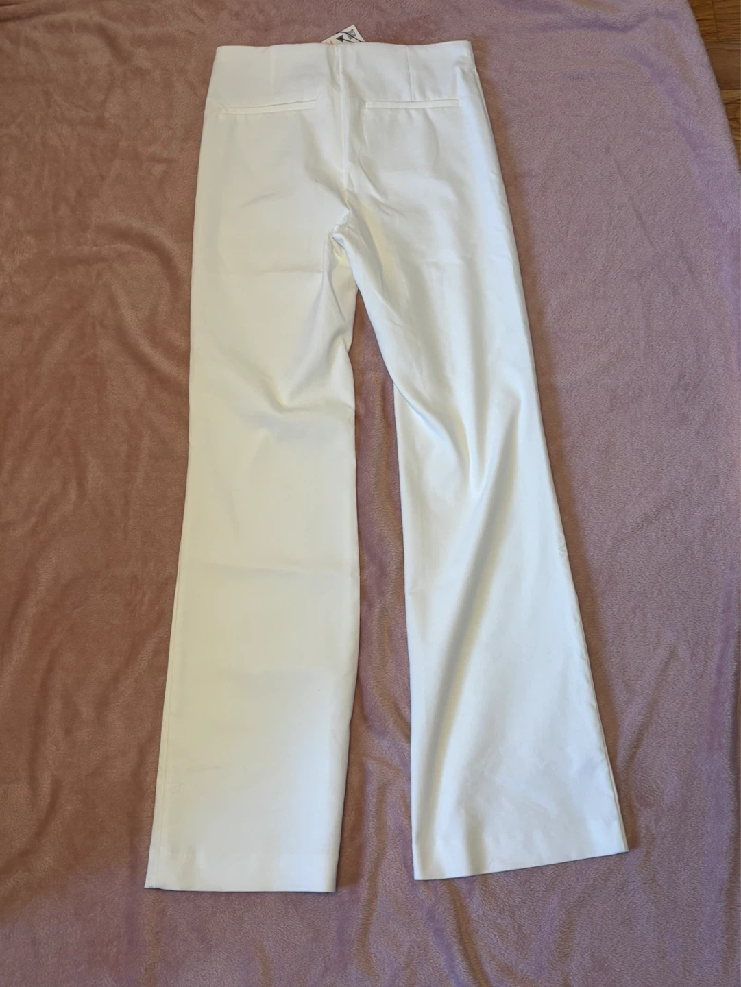 ZARA White Flare Leg Pants - Size M - photo 2