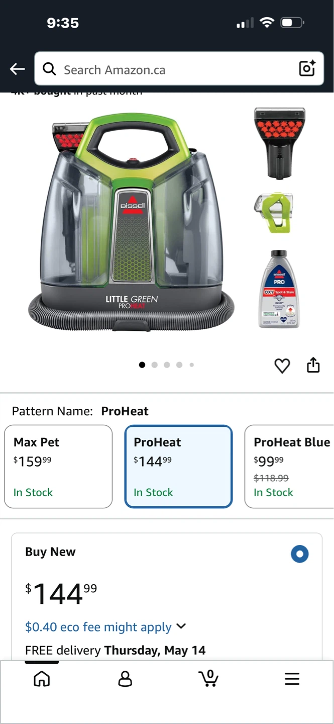 Bissell Little Green ProHeat Carpet & Upholstery Deep Cleaner