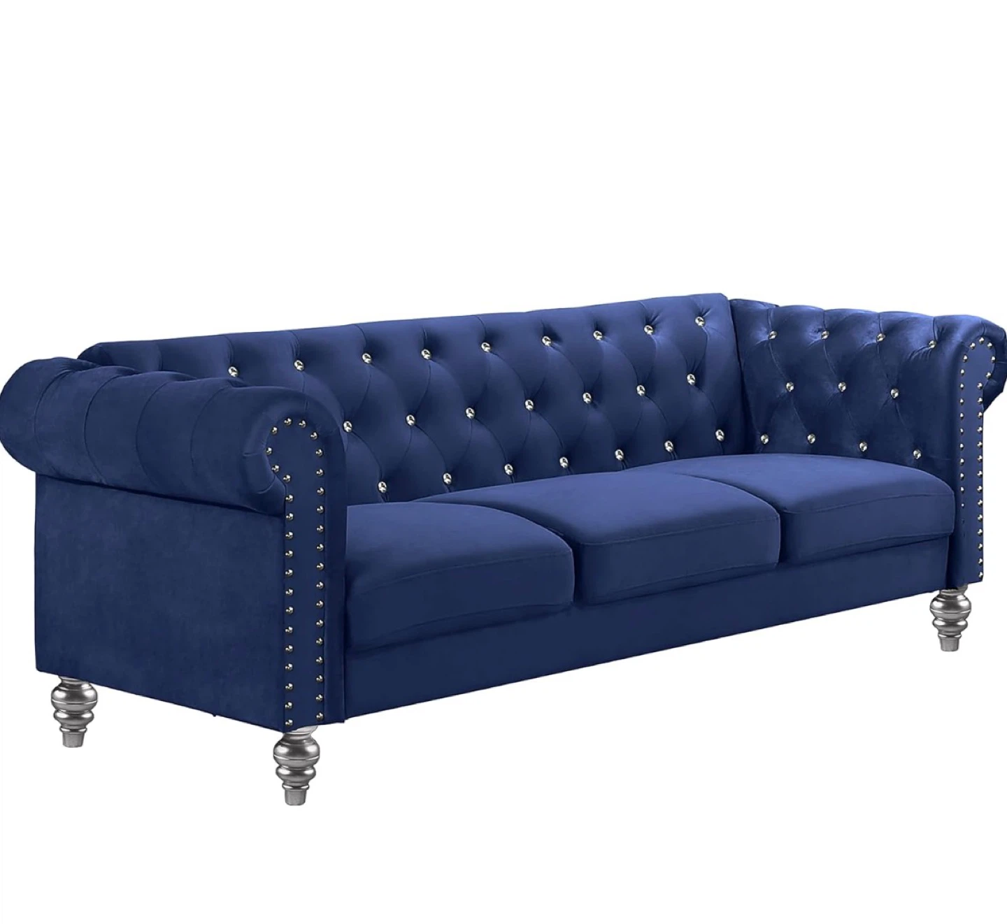 Chesterfield Tufted Velvet Sofa