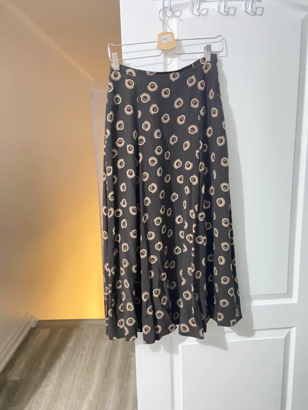 Lis Claiborne midi skirt silk
