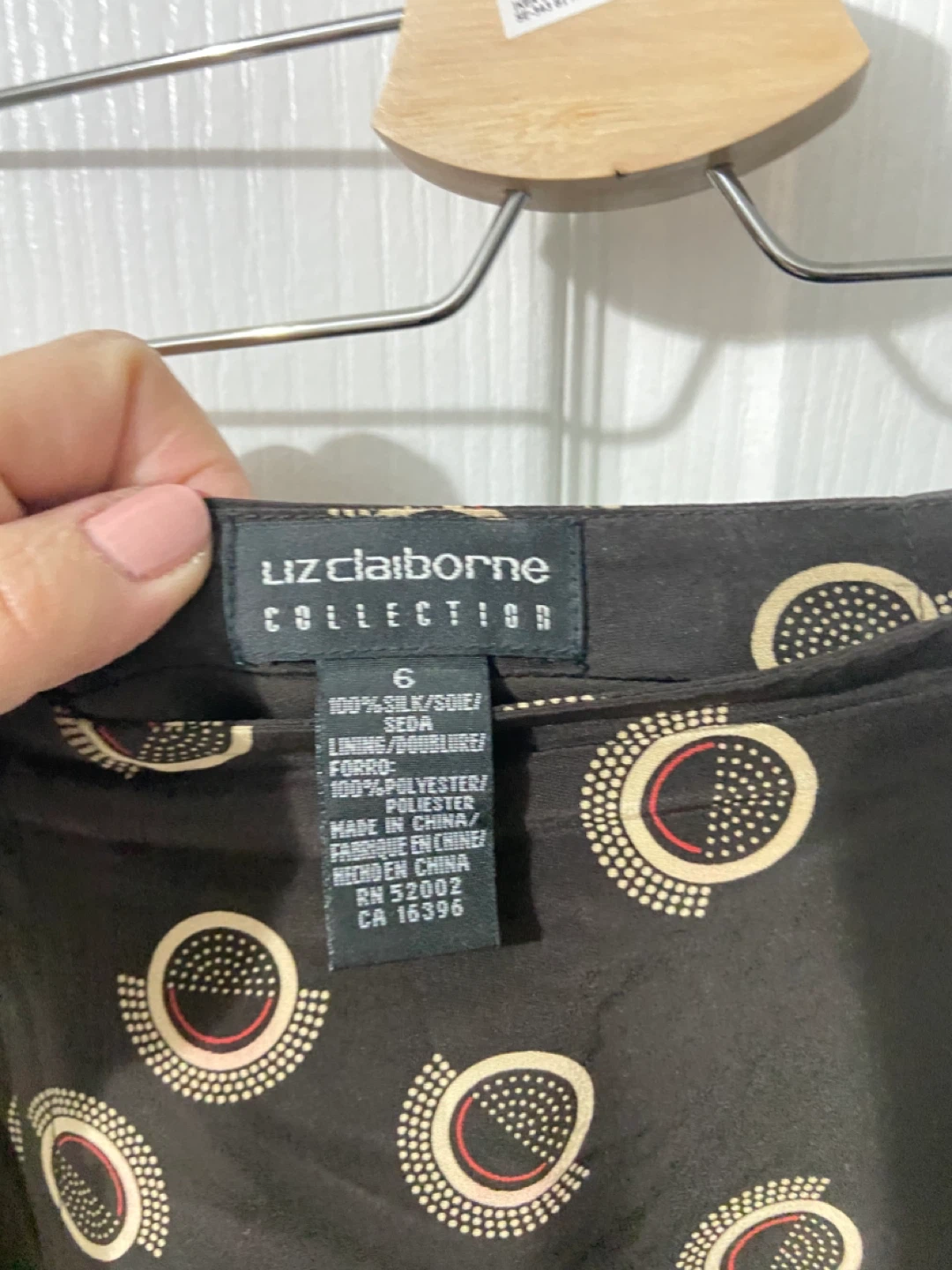 Lis Claiborne midi skirt silk - photo 2