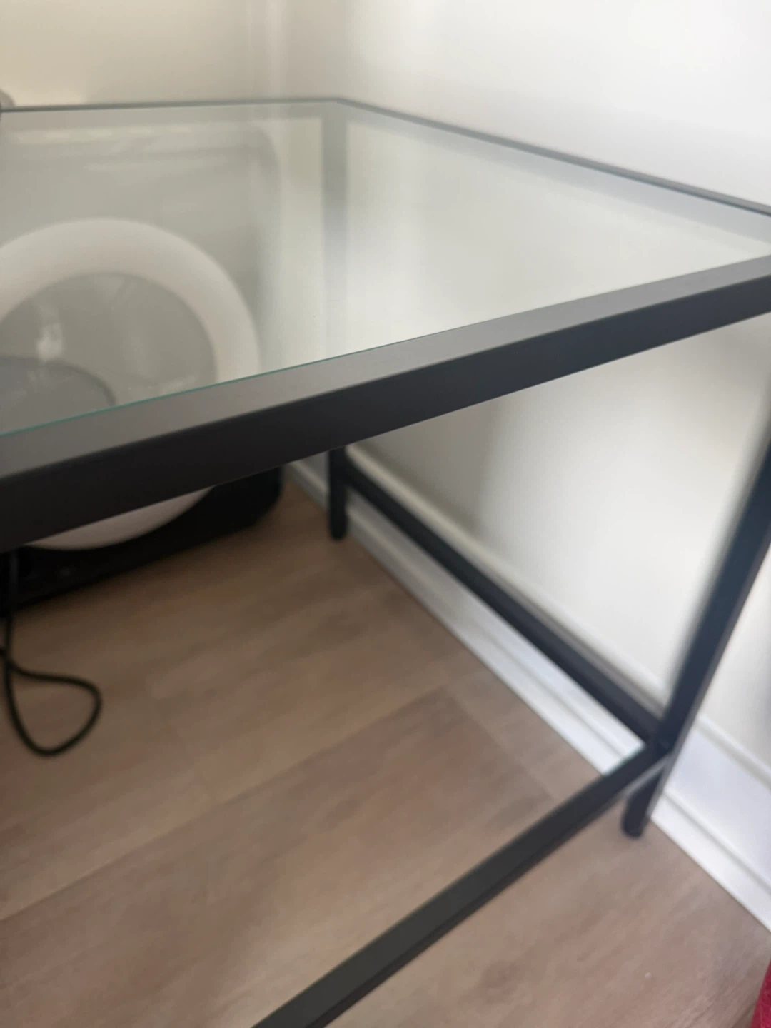 Glass Top Coffee + Matching Side Table - photo 4