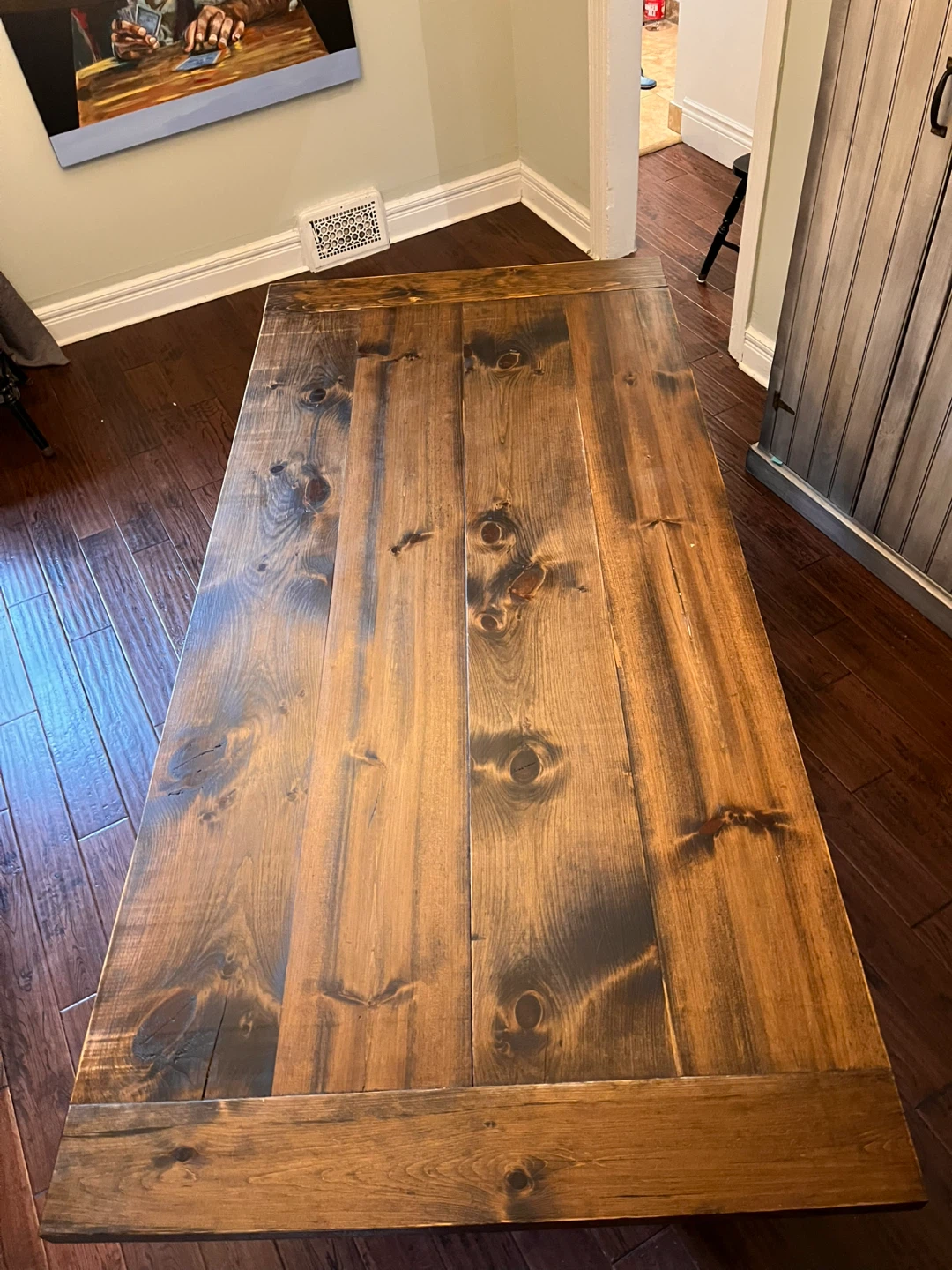 Solid wood Harvest Dining Table - photo 5
