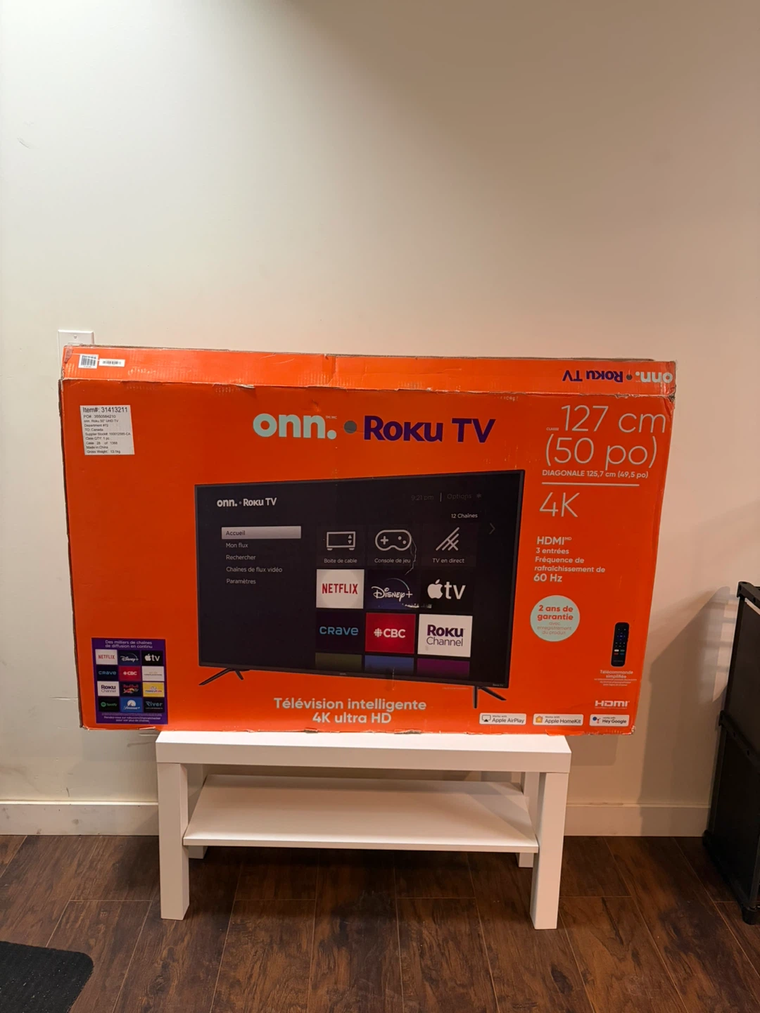 onn. Roku TV 50" 4K UHD Smart TV