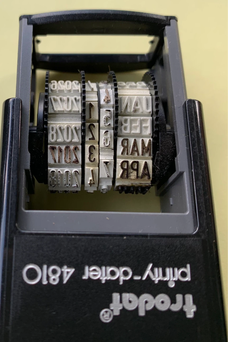 TRODAT PRINTY-DATER 4810 DATE STAMP - photo 2