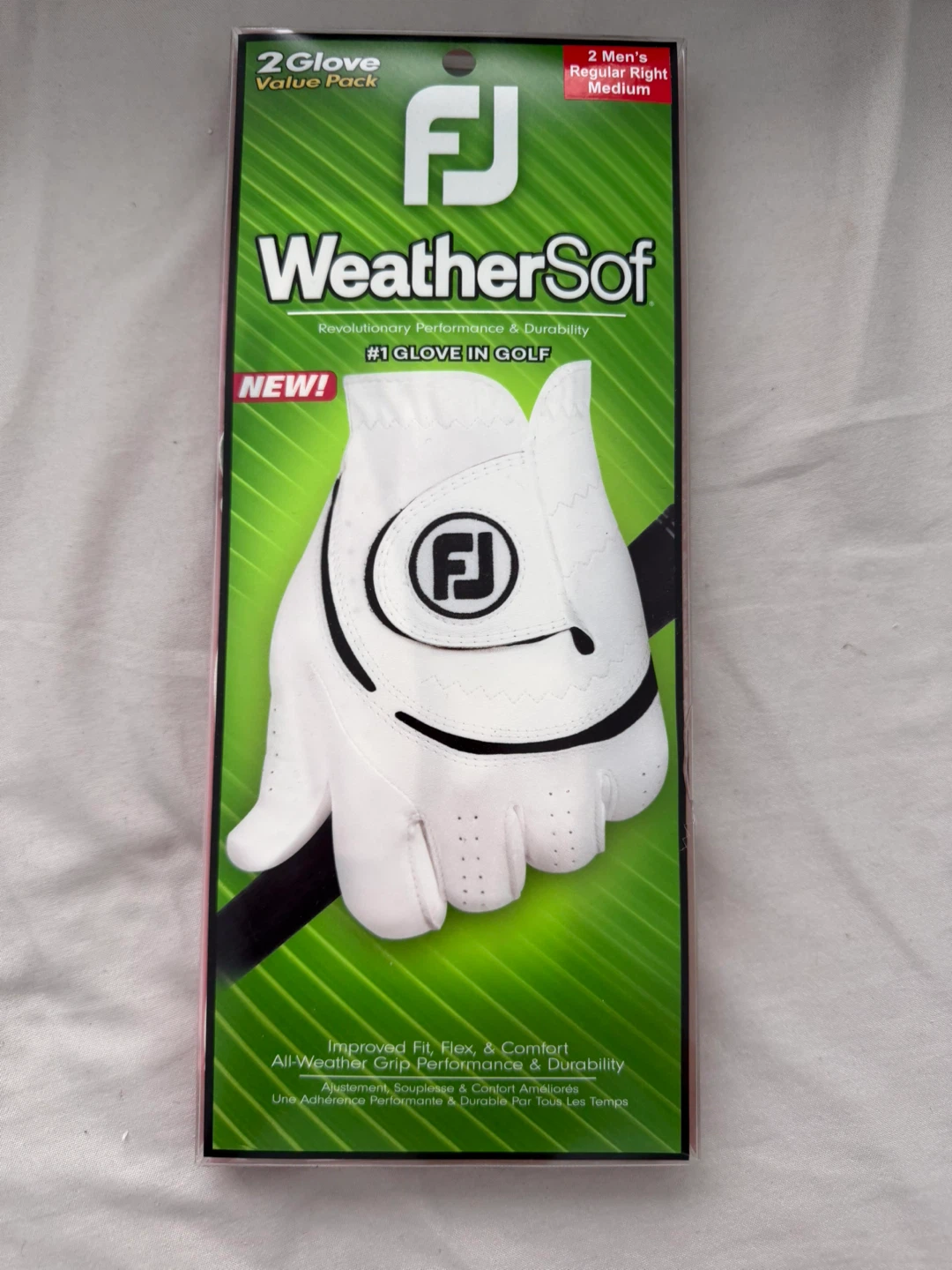 FootJoy WeatherSof Golf Glove - Men's Regular Right Medium