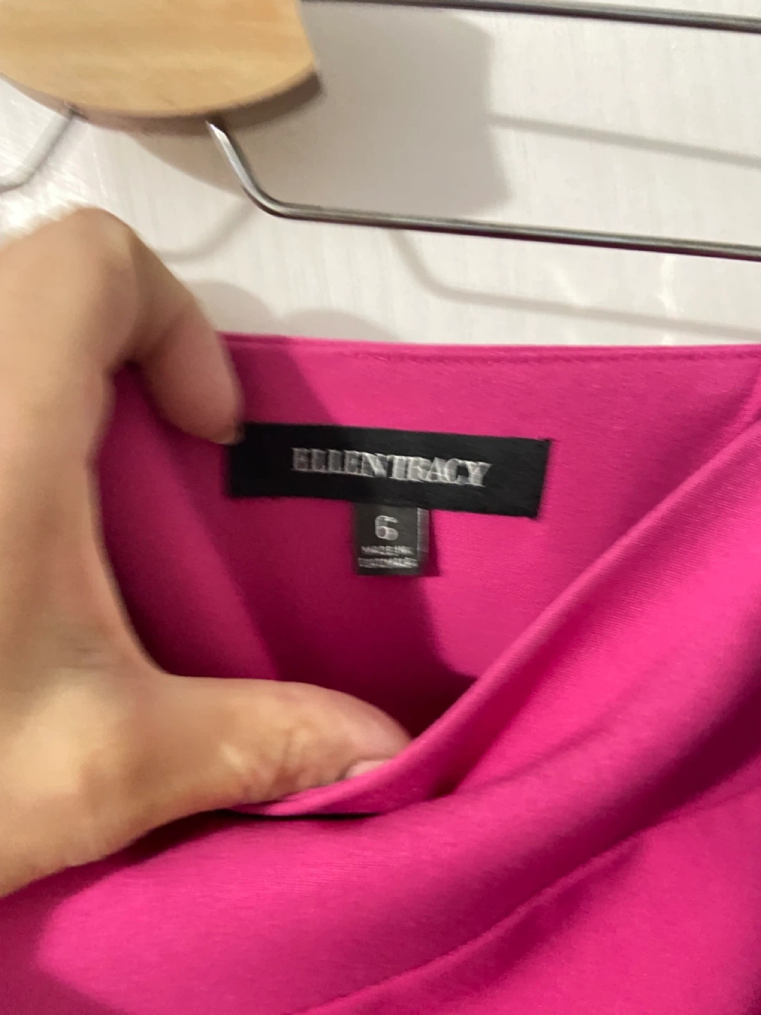 Ellen Tracy Pink Pencil Skirt Size 6 - photo 2