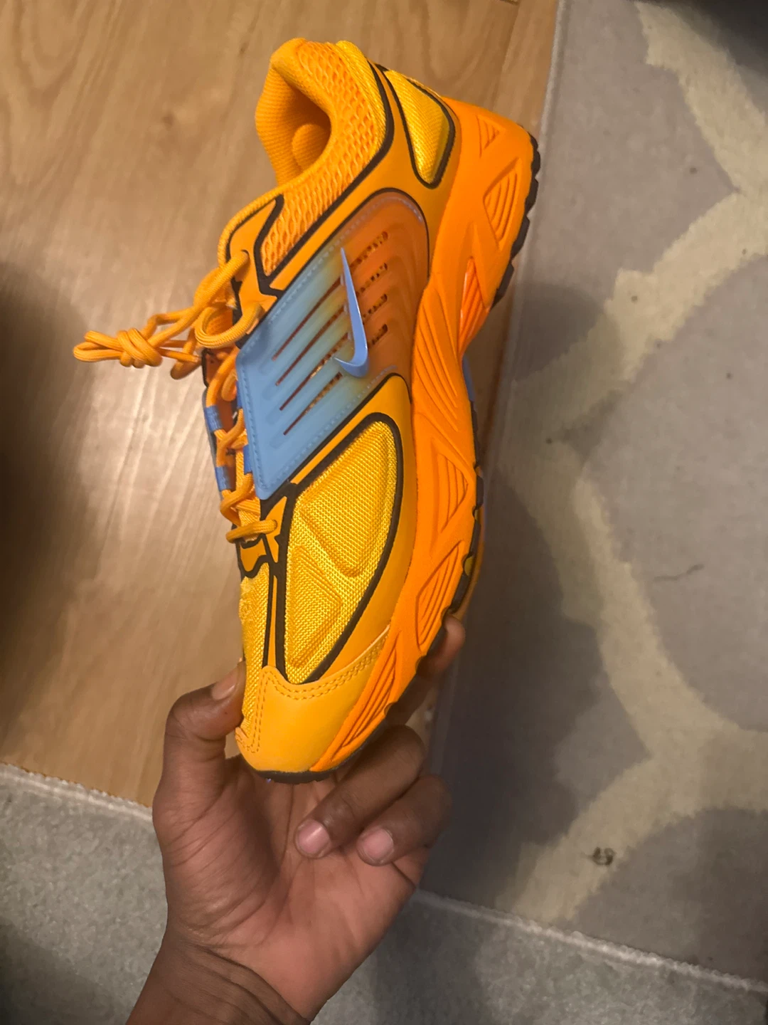 Nike Air Zoom Spiridon "Cage 2" Orange Blue - photo 3