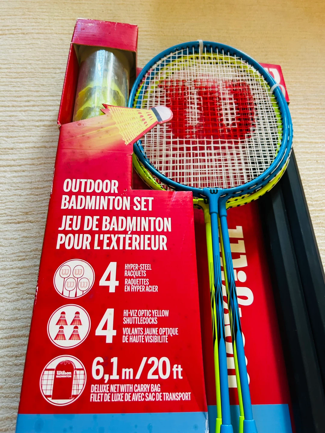 *NEW* WILSON Outdoor Badminton Set - photo 5