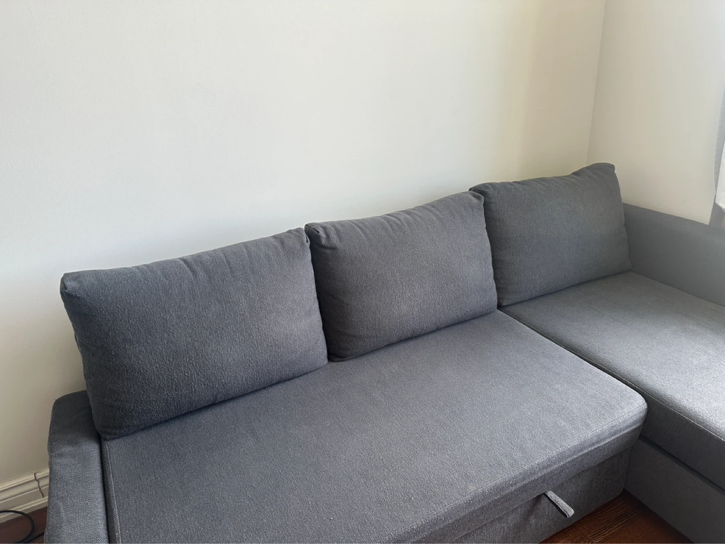 Grey Sectional Sofa with Storage - photo 3