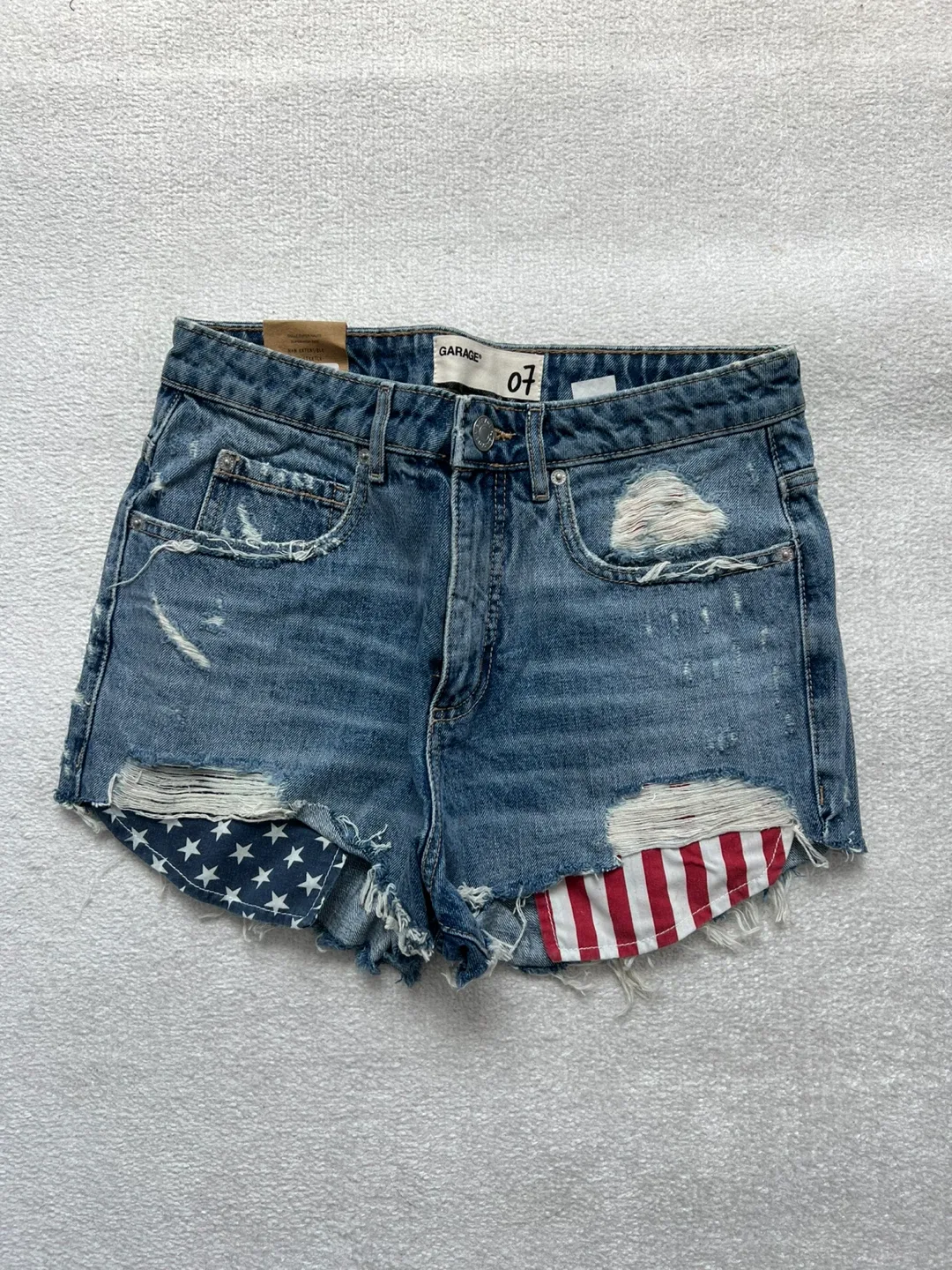 Garage Denim Festival Shorts - Size 7