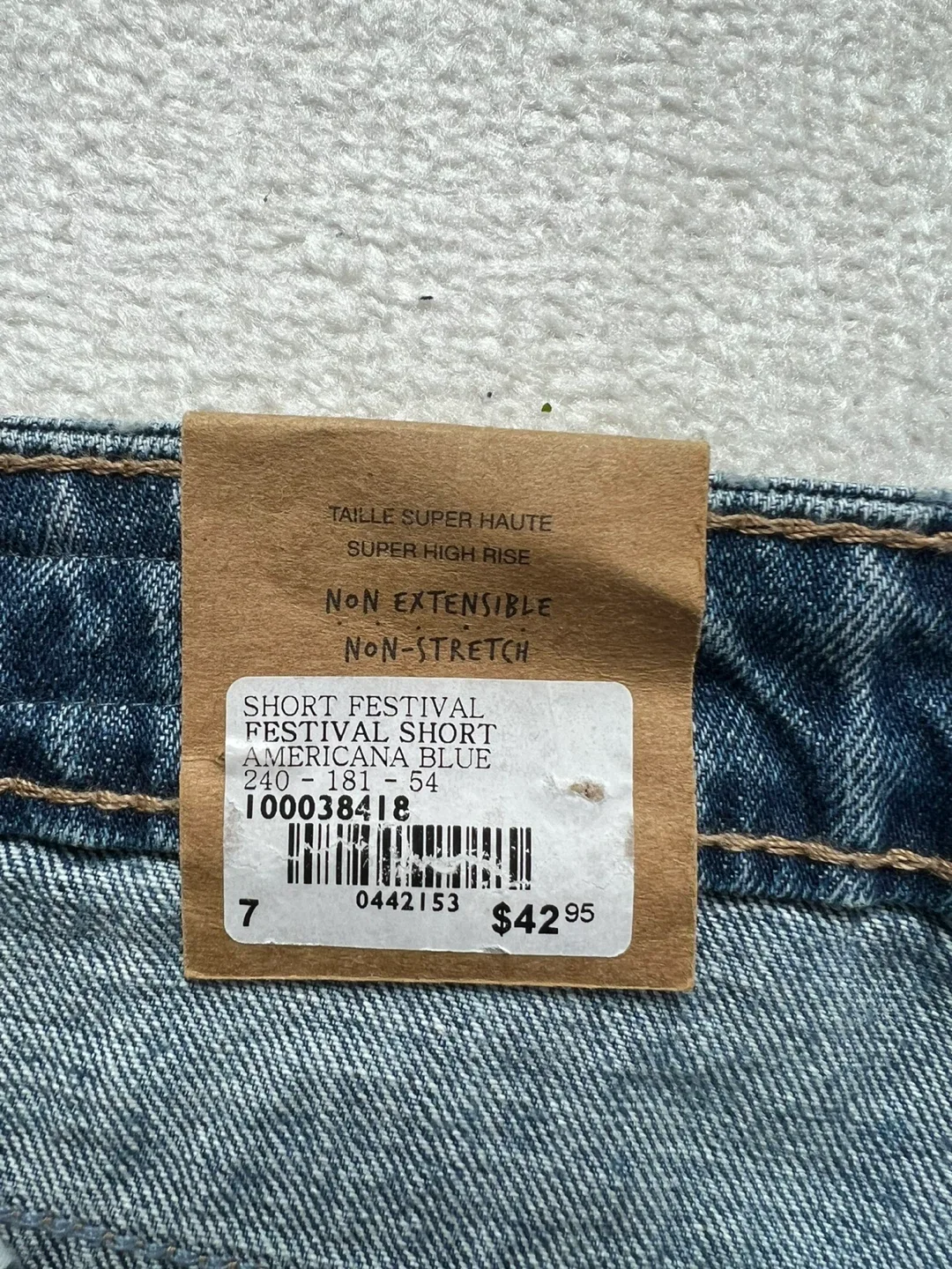 Garage Denim Festival Shorts - Size 7 - photo 3