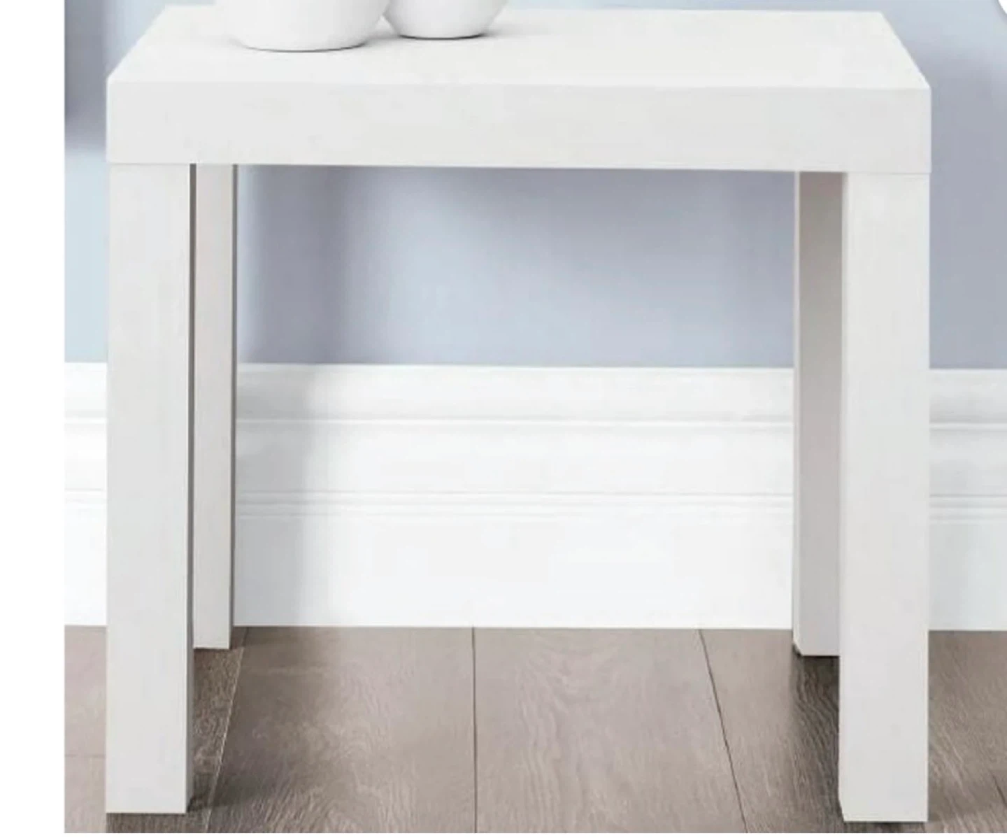 White Side Table