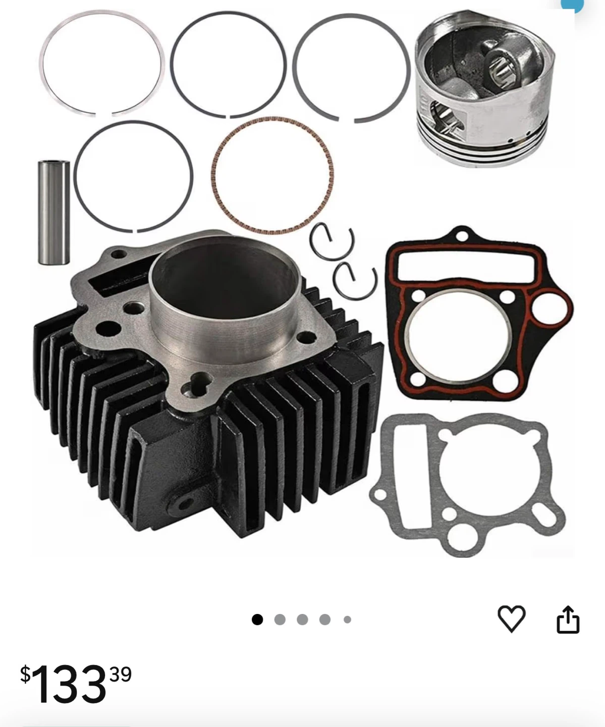 Cylinder Kit with Piston and Gaskets