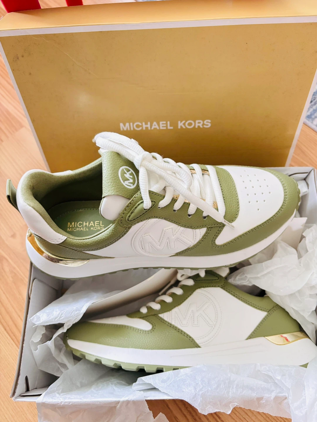 Michael Kors Women's Sneakers - Green/White - photo 2