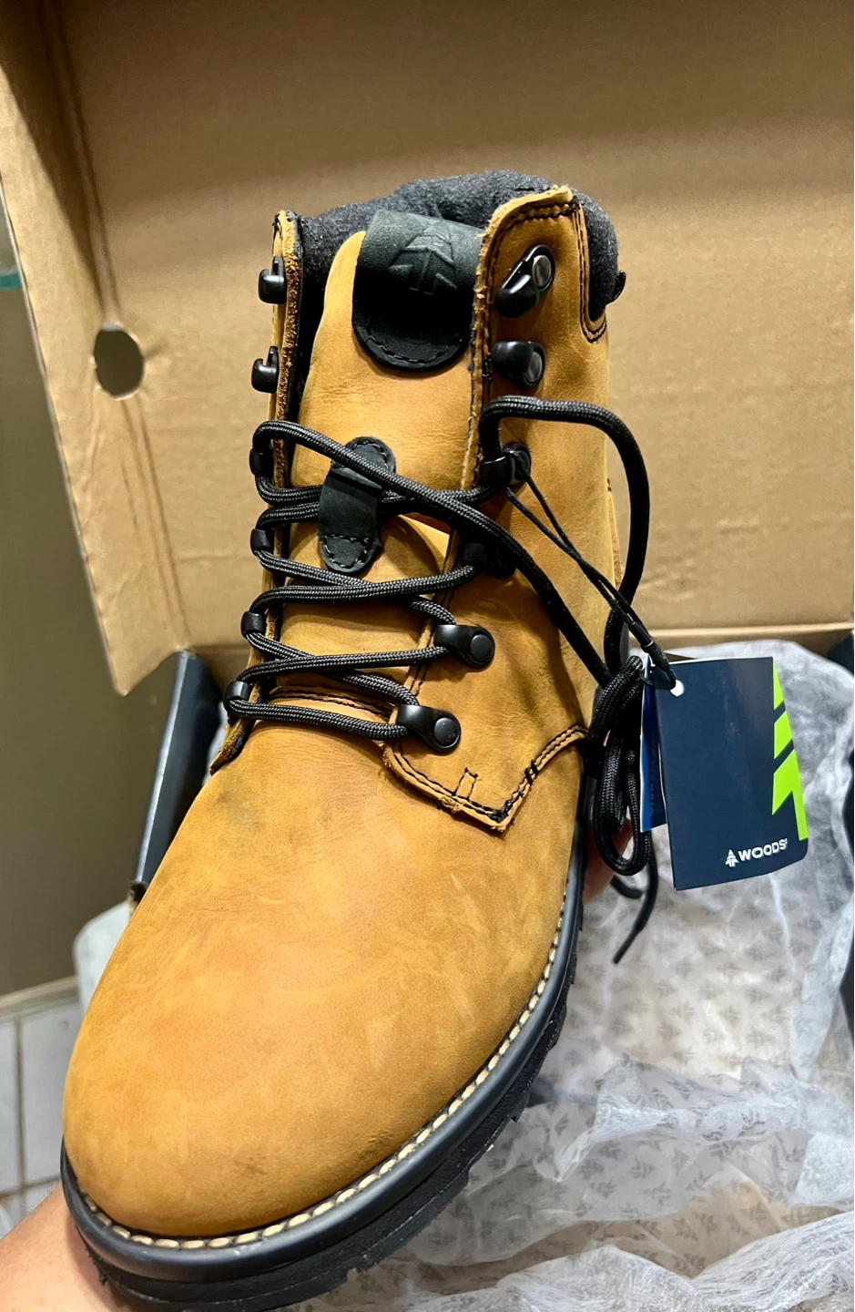 Woods Byng II Men's Waterproof Leather Boots - Size 8.5 US - photo 3