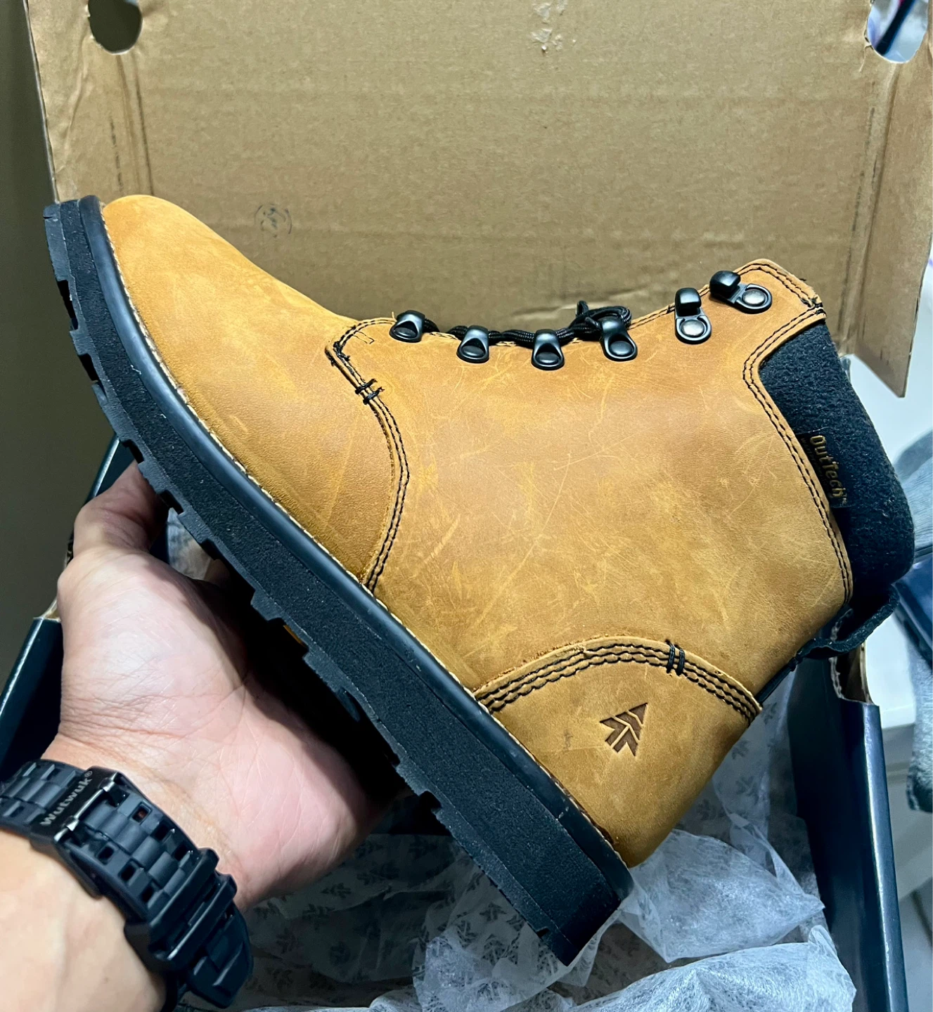 Woods Byng II Men's Waterproof Leather Boots - Size 8.5 US - photo 5