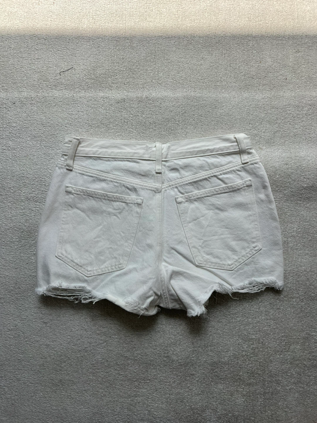 Abercrombie & Fitch White Annie High Rise Short - photo 4