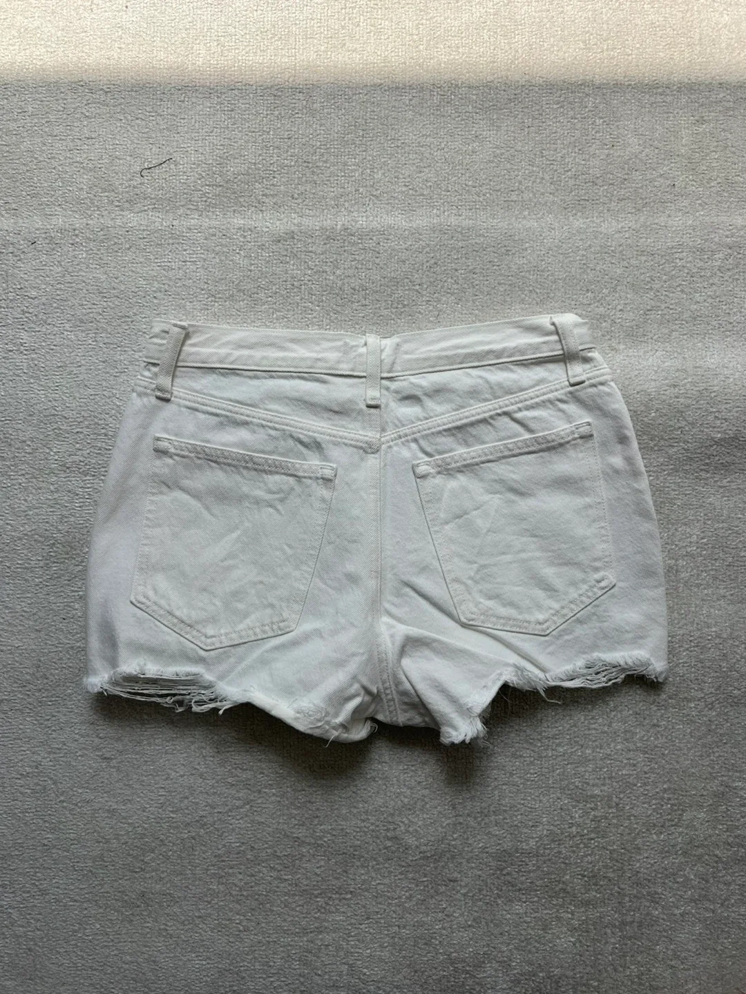 Abercrombie & Fitch White Annie High Rise Short - photo 4