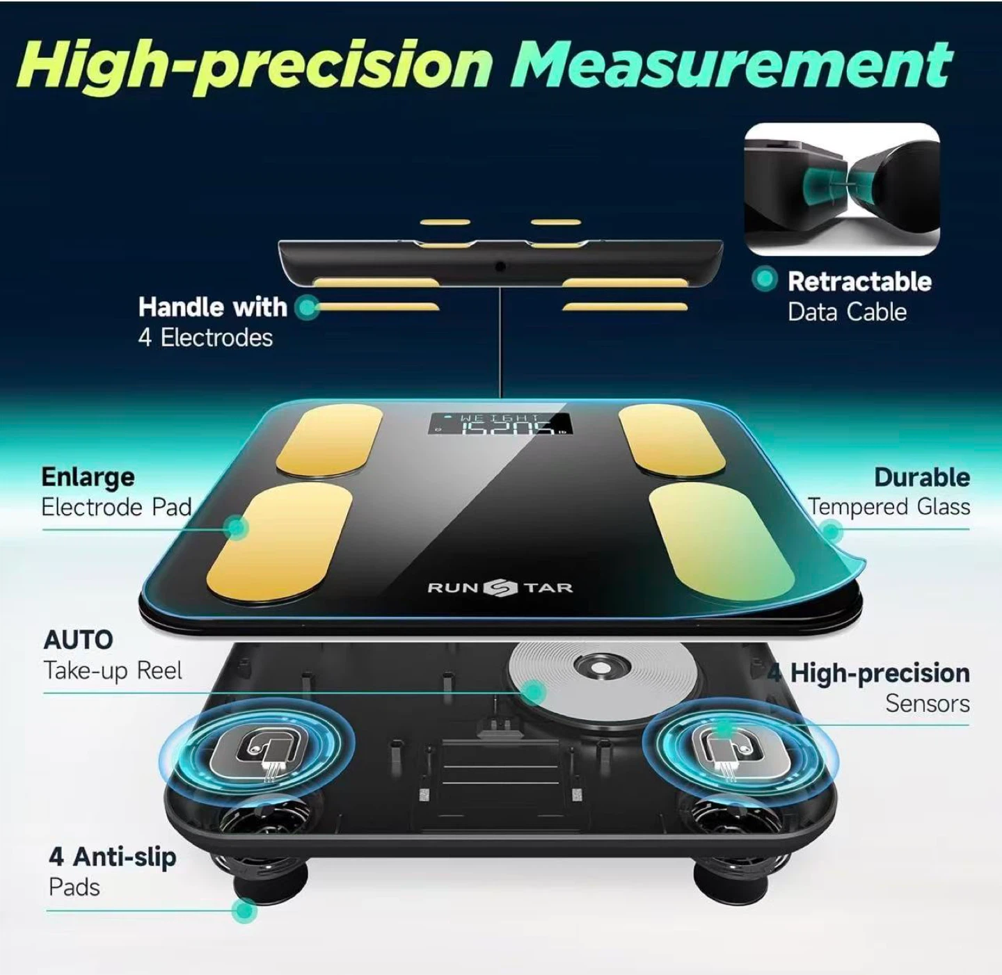 RUNSTAR Smart Body Fat Scale - photo 4