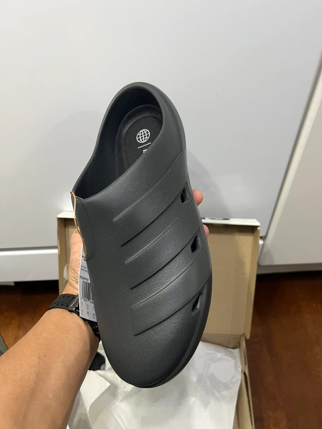 Adidas Adicane Clog HQ9918 Black Men's Size 12 - photo 4
