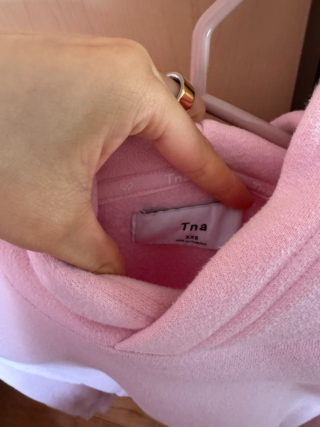 Tna Pink Hoodie XXS Aritzia - photo 2