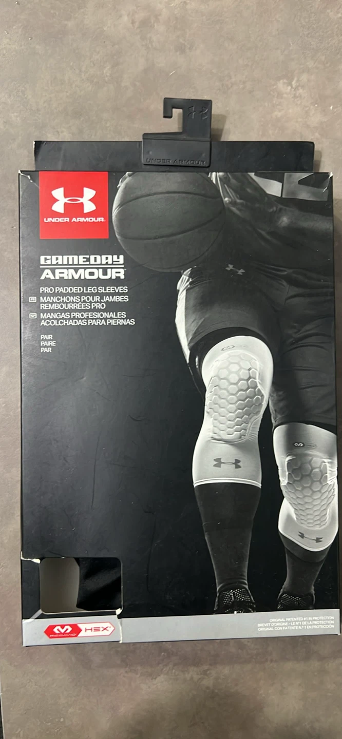 Under Armour Gameday Armour Pro Padded Leg Sleeves L/G Black