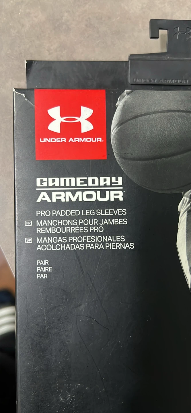 Under Armour Gameday Armour Pro Padded Leg Sleeves L/G Black - photo 2