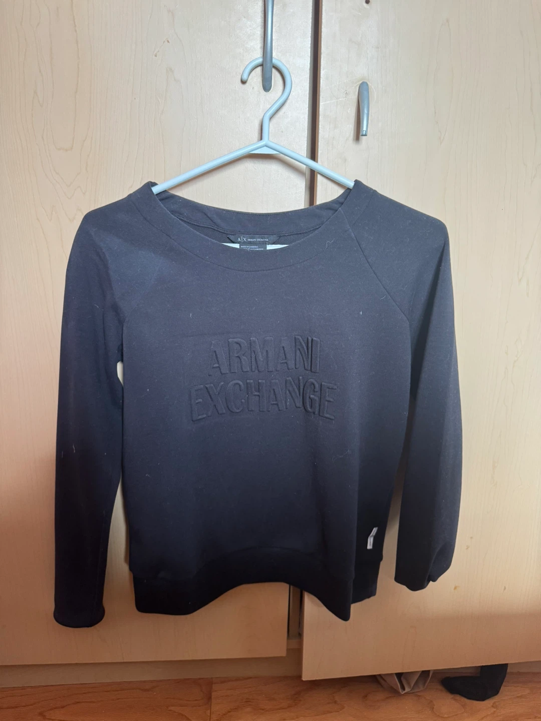 Armani Exchange Black Crew Neck Sweatshirt XS/TP/EP