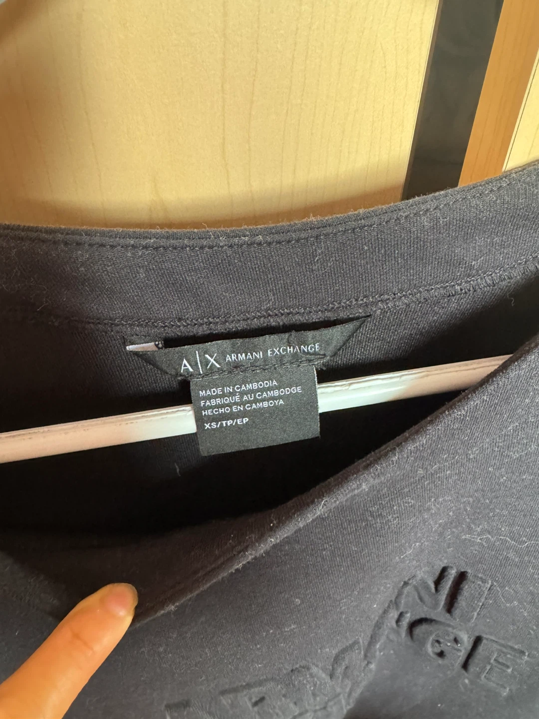 Armani Exchange Black Crew Neck Sweatshirt XS/TP/EP - photo 2