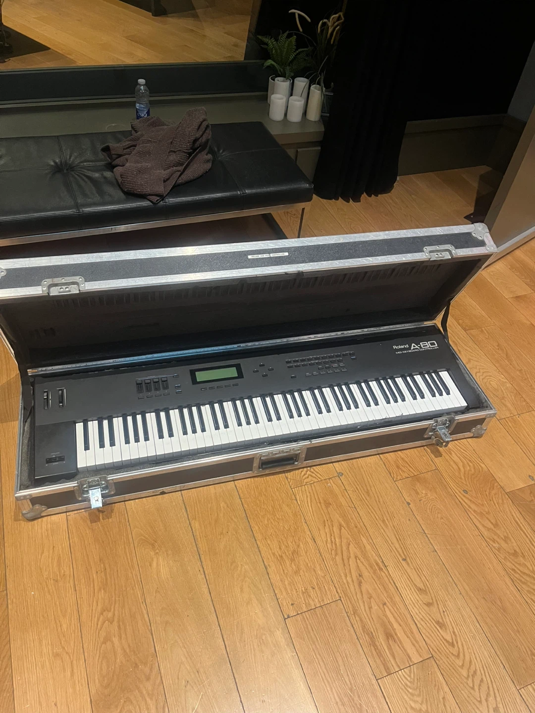 Roland A-80 MIDI Keyboard Controller in Case