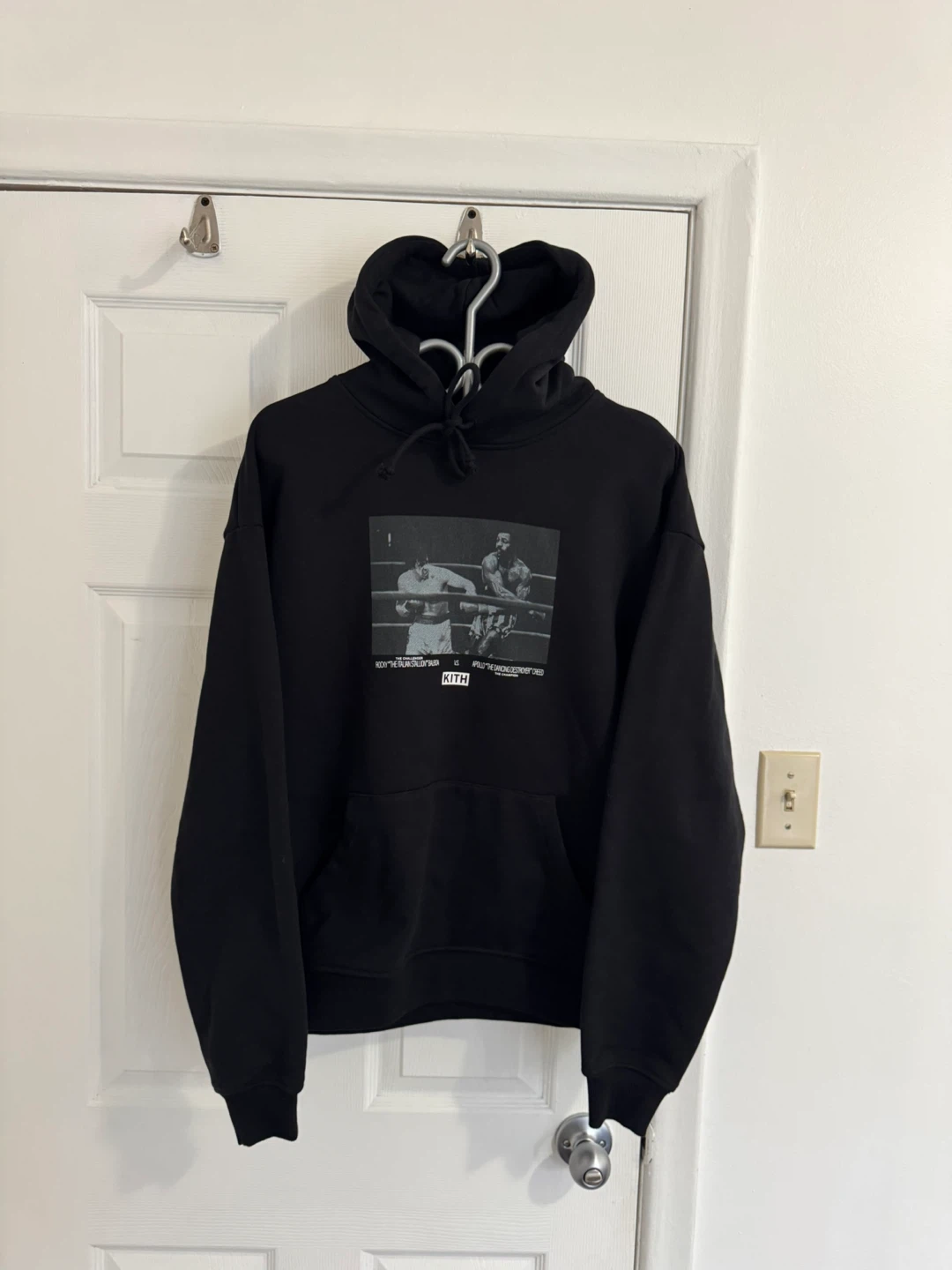 KITH For Rocky Title Fight Hoodie – Black (Men’s Medium)