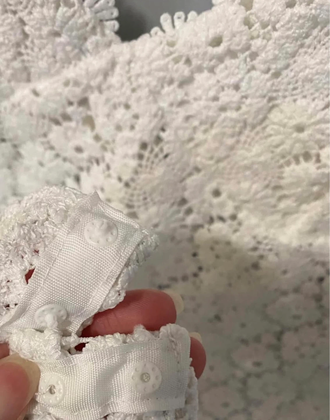 White Lace H&M Bodysuit size L - photo 4