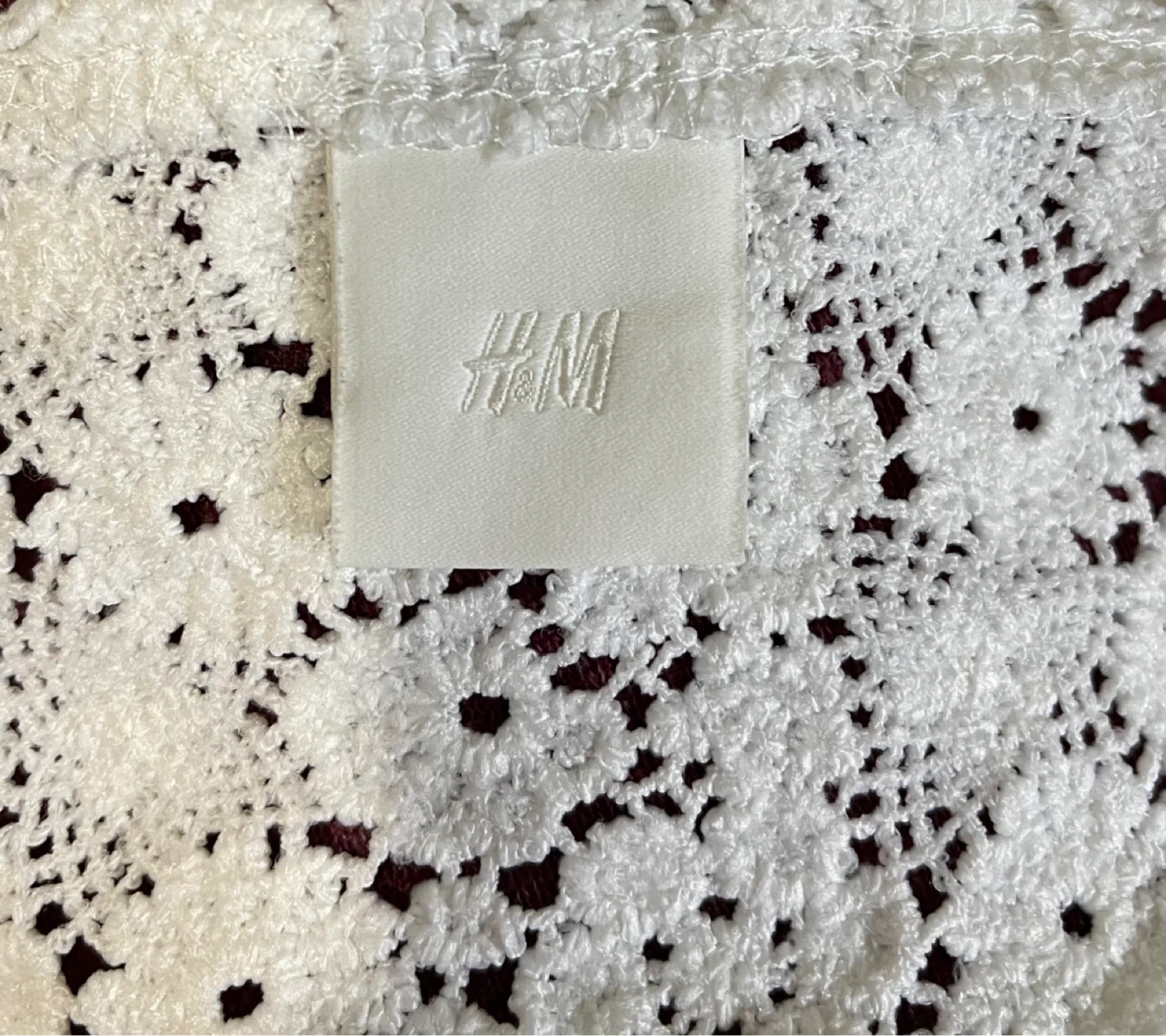 White Lace H&M Bodysuit size L - photo 5
