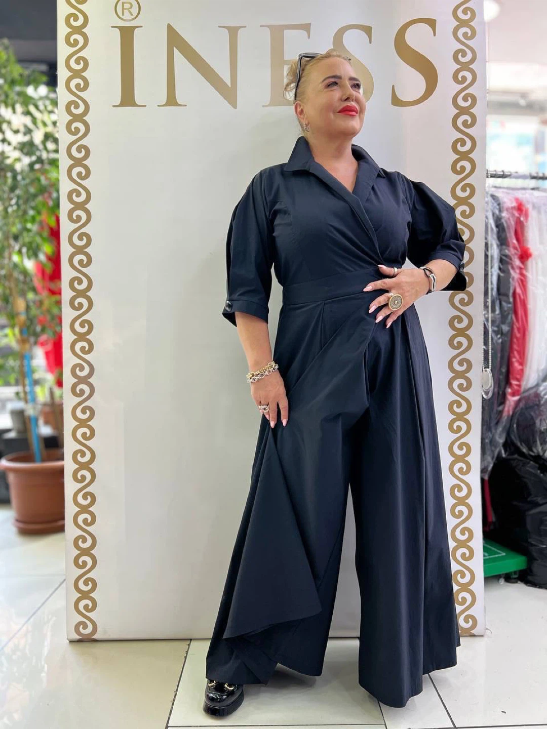 INESSS Black Wrap Jumpsuit - photo 2