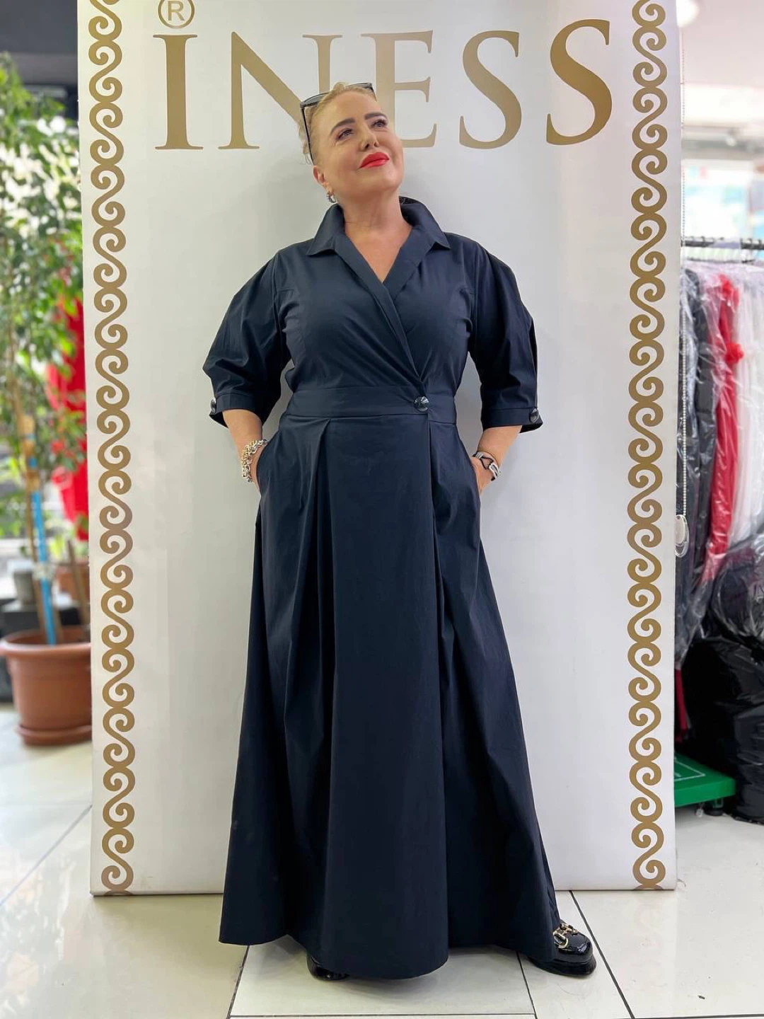 INESSS Black Wrap Jumpsuit