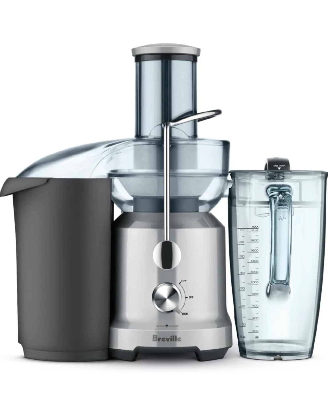 Breville Juice Fountain Cold Juicer BJE430SIL Silver