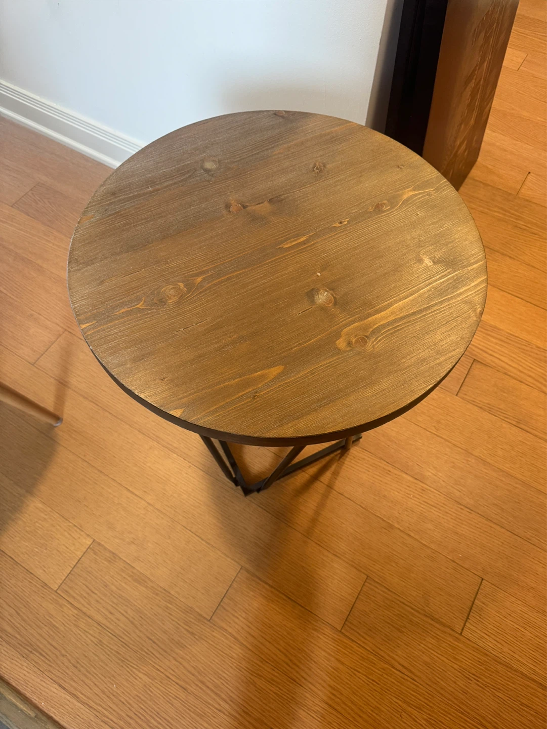 Wooden side table - photo 3