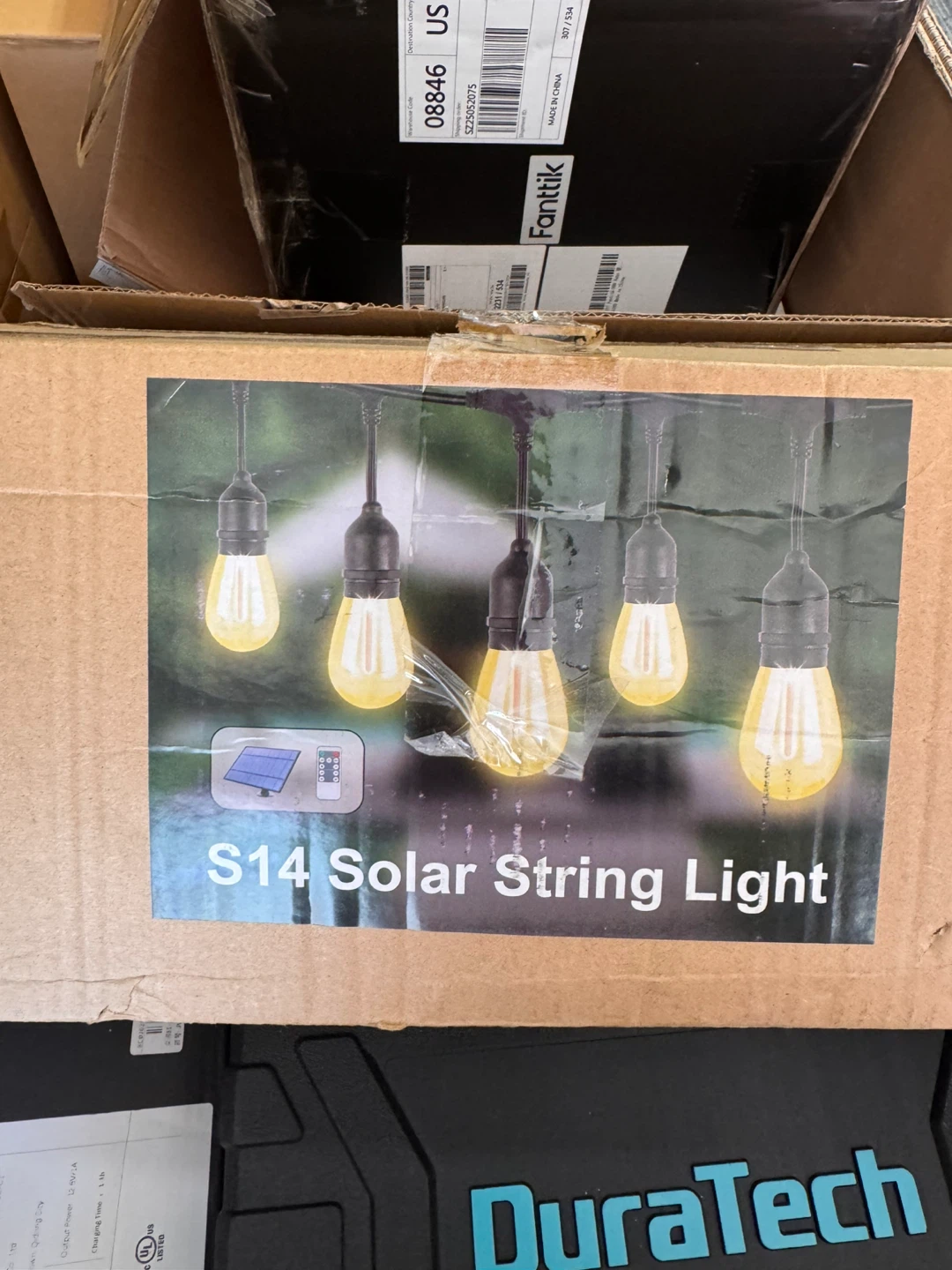 Fantik S14 Solar String Lights - 100ft, 2700K Warm White, 2 Pack