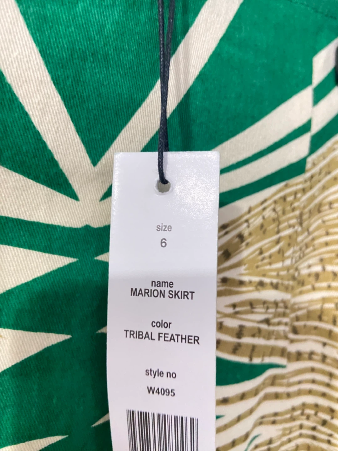 Marion Skirt - Size 6 - Tribal Feather - photo 2
