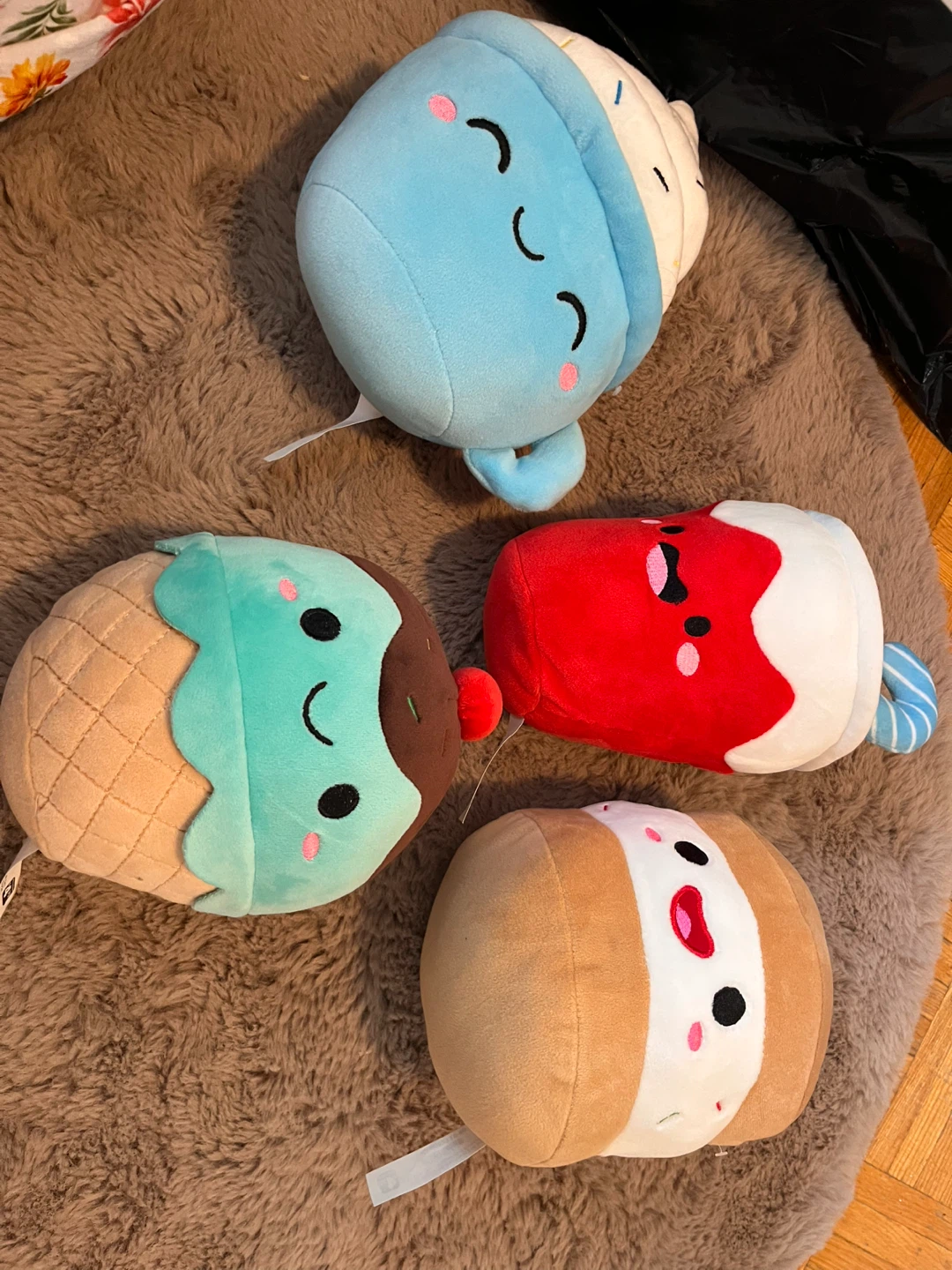 Set of 4 Plush Stuffed Toys