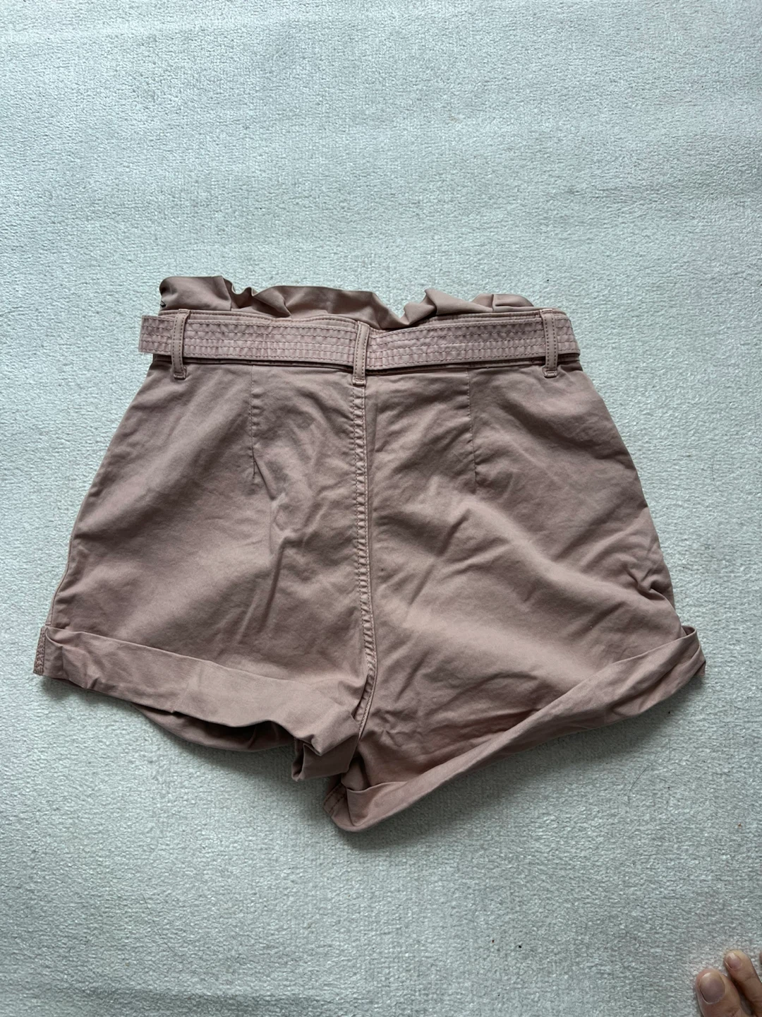 Abercrombie & Fitch Paperbag Waist Shorts - Size M - Pink - photo 4